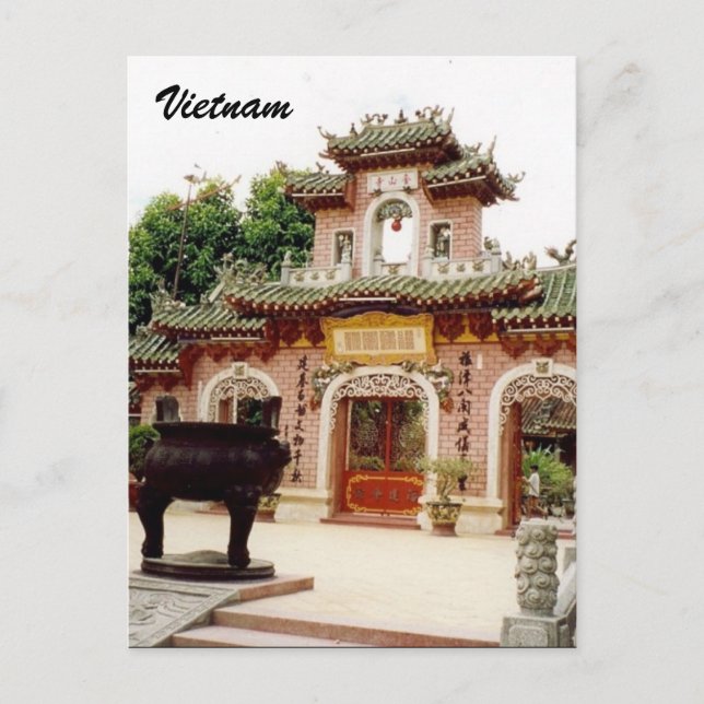 Carte Postale porte vietnam (Devant)