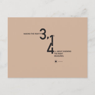 CARTE POSTALE PORTEFEUILLE MATHÉMATIQUE — PIE ™