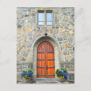 Carte Postale Portes de l'église de Woodstock, Vermont