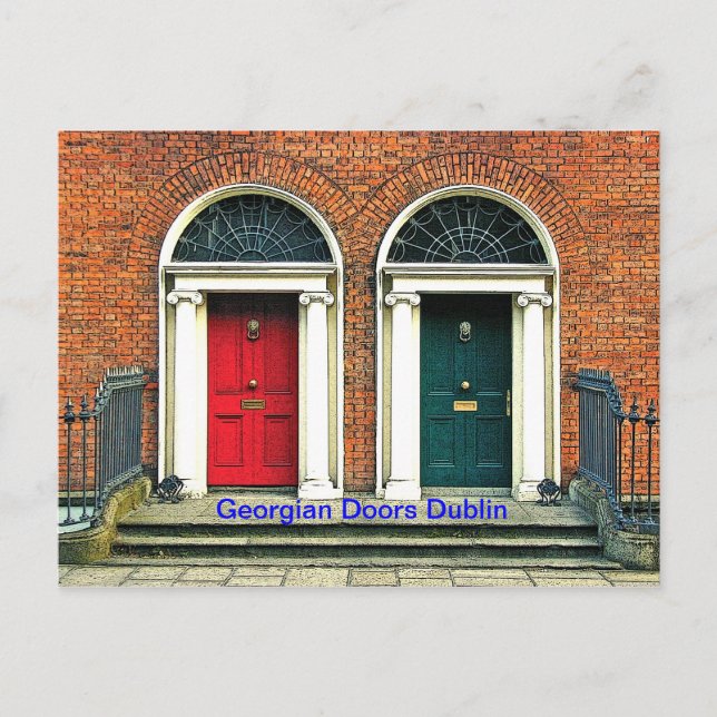 Carte postale Portes géorgiennes (Devant)