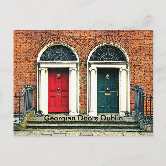 Carte postale Portes géorgiennes (Devant)