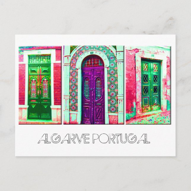 Carte postale: Portes portugaises (Devant)