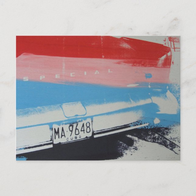 Carte Postale Porteur multicouleur (Devant)