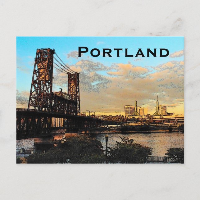 Carte postale Portland Bridge (Devant)