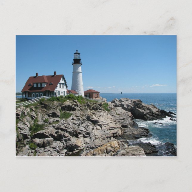 Carte Postale Portland Head Light, Maine, USA. (Devant)