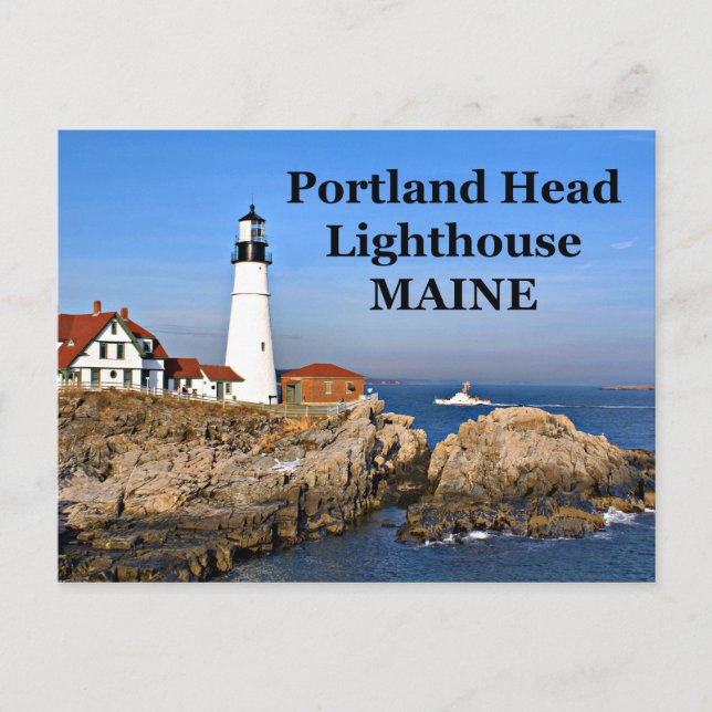 Carte Postale Portland Head Lighthouse, Maine Postcard (Devant)