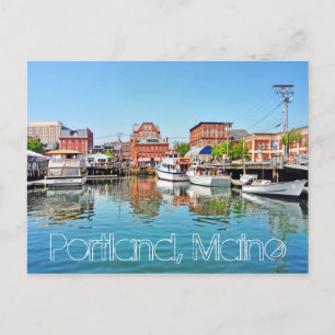 Carte Postale Portland, Maine, États-Unis