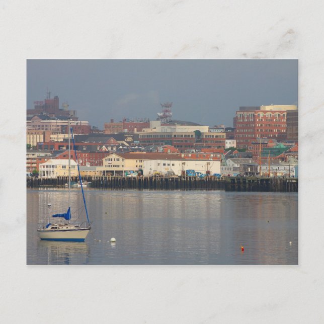 Carte Postale Portland Maine Waterfront (Devant)