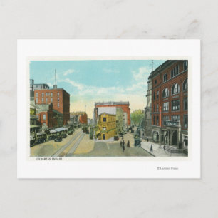 Carte Postale Portland, MaineVue panoramique du Carré du Congrès