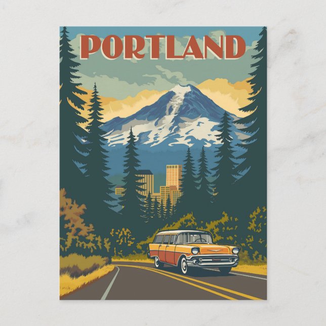 Carte Postale Portland, Oregon (Devant)
