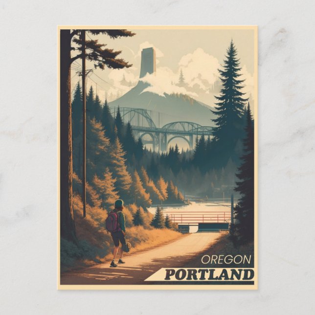 Carte Postale Portland, Oregon (Devant)