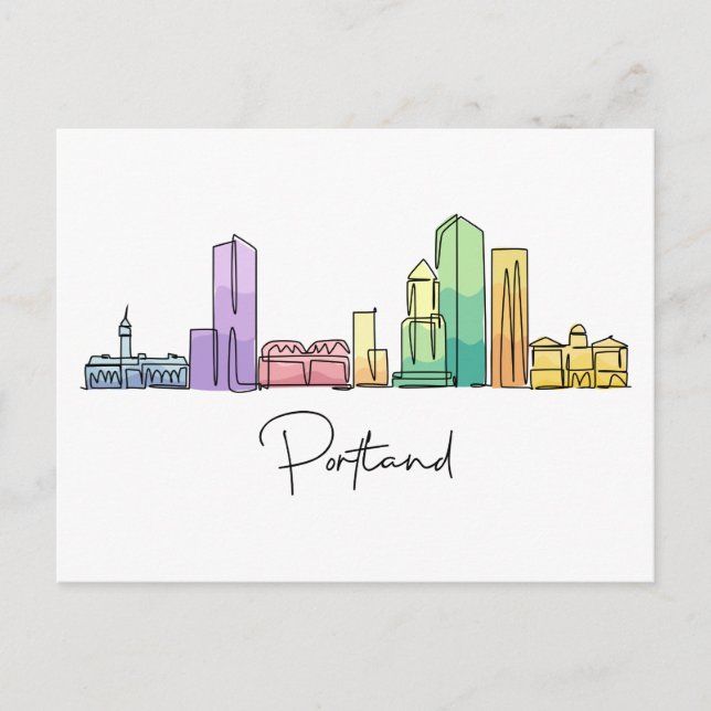 Carte Postale Portland OREGON (Devant)