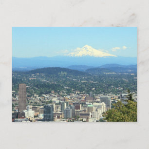 Carte Postale Portland, Oregon City View, Mount Hood arrière - p