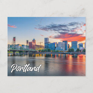 Carte Postale Portland, Oregon, États-Unis