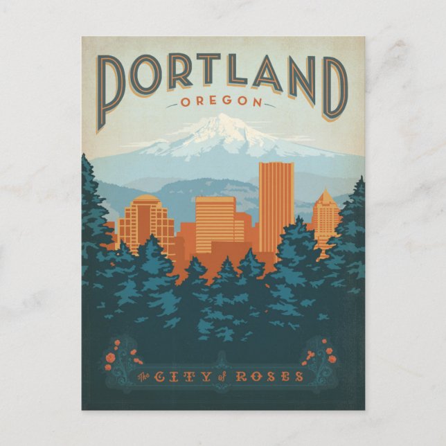 Carte Postale Portland, OU (Devant)
