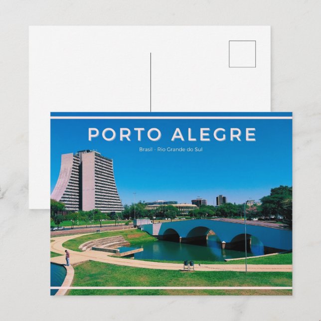 Carte Postale Porto Alegre (Devant / Derrière)