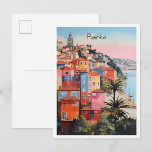 Carte Postale Porto Portugal Voyage Esthétique