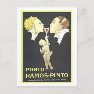 Carte Postale Porto Ramos Pinto Vintage Ad