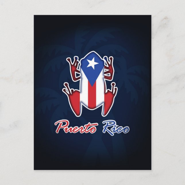 Carte postale Porto Rico Coqui Frog (Devant)