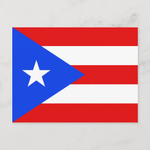 Carte postale Porto Rico Flag
