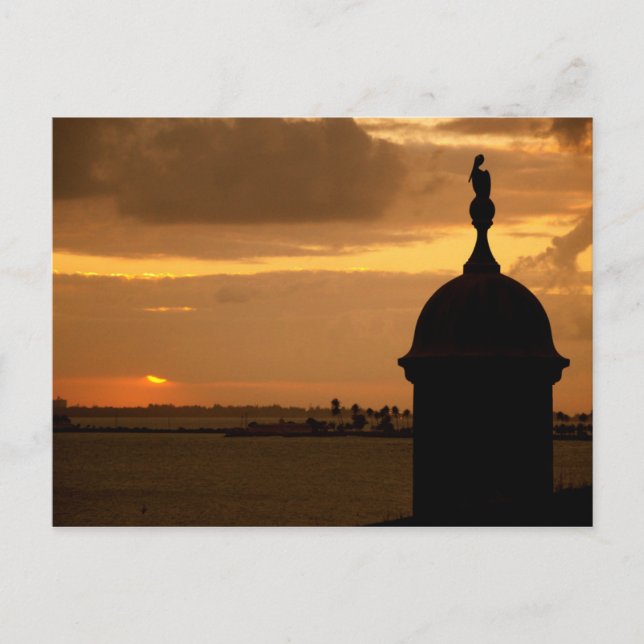 Carte Postale Porto Rico - San Juan - coucher du soleil (Devant)