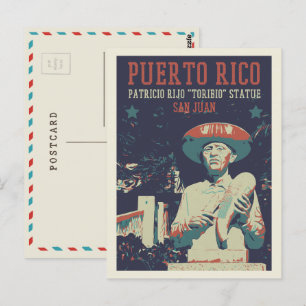 Carte Postale Porto Rico, San Juan, Patricio Rijo Toribio