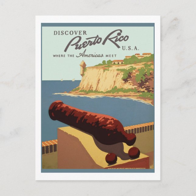 Carte Postale Porto Rico (wpa) (Devant)