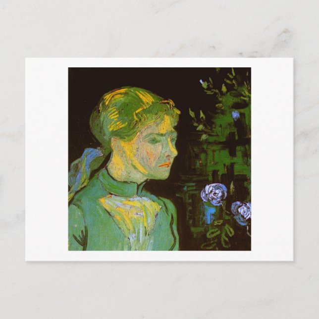 Carte Postale Portrait d'Adeline Ravoux Van Gogh Art (Devant)