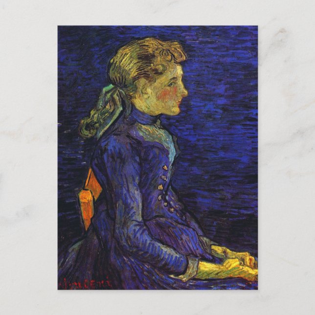 Carte Postale Portrait d'Adeline Ravoux, Van Gogh Fine Art (Devant)