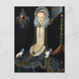 Carte Postale Portrait d'Adriana van Nesse, 1611