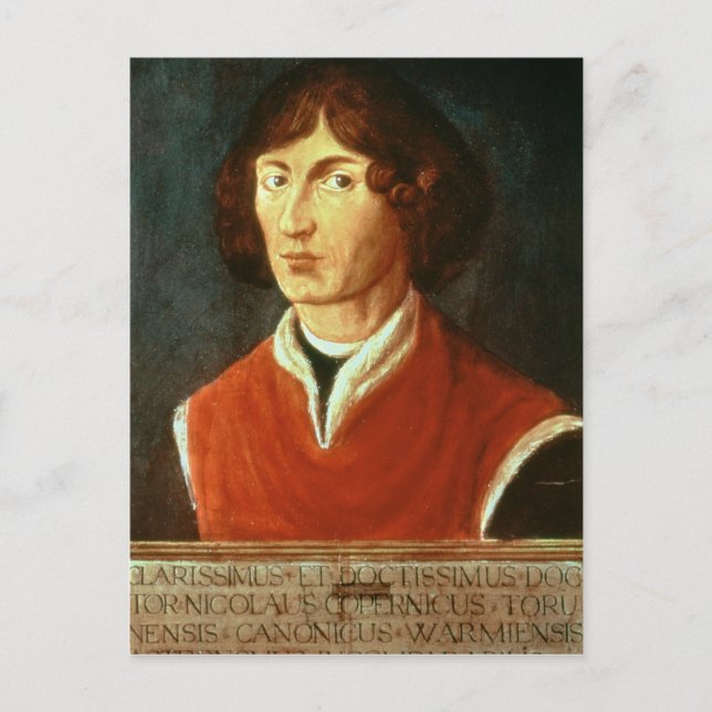 Carte Postale Portrait d'Andreus Nikolaus Copernicus 1575 (Devant)