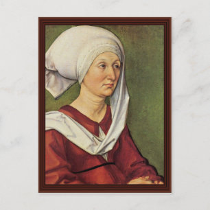 Carte Postale Portrait de Barbara Dürer née Holper