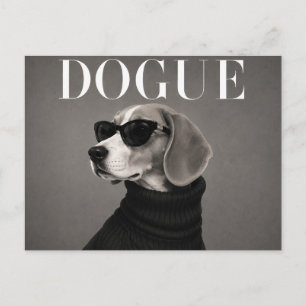 Carte Postale Portrait de Beagle de Luxe