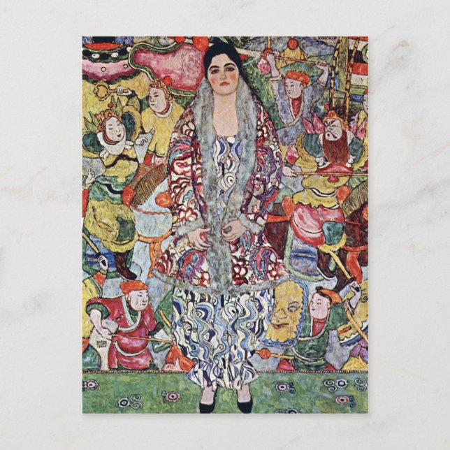 Carte Postale Portrait de bière de Frederika Maria par Gustav (Devant)