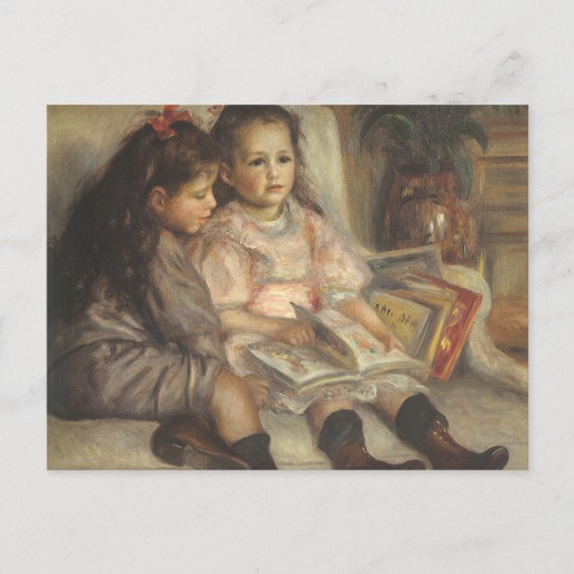 Carte Postale Portrait de Caillebotte Enfants par Pierre Renoir (Devant)