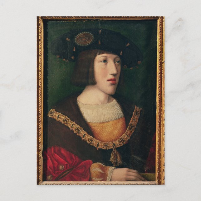 Carte Postale Portrait de Charles V (Devant)
