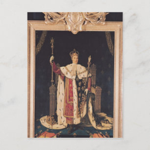 Carte Postale Portrait de Charles X dans Robes de couronnement, 