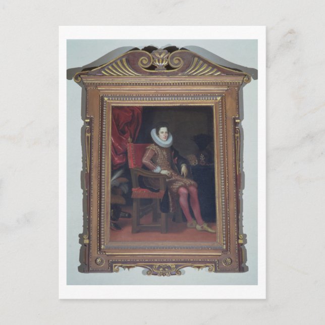 Carte Postale Portrait de Cosimo II de'Medici (1590-1621) (huile (Devant)