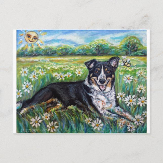Carte Postale Portrait de Daisy 2 (Devant)
