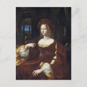 Carte Postale Portrait de Doña Isabel de Request par Raphael