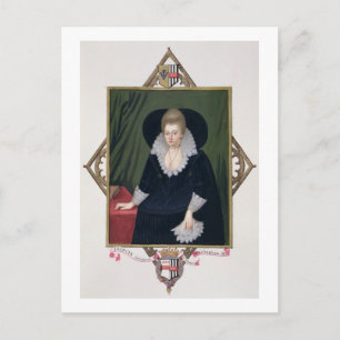 Carte Postale Portrait de Frances Walsingham, comtesse d'Essex