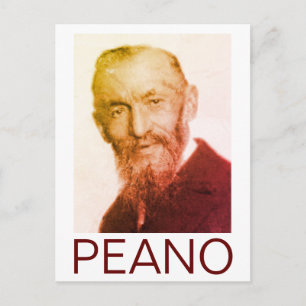 Carte Postale Portrait de Giuseppe Peano
