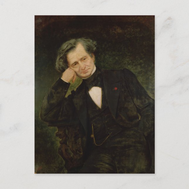 Carte Postale Portrait de Hector Berlioz (Devant)