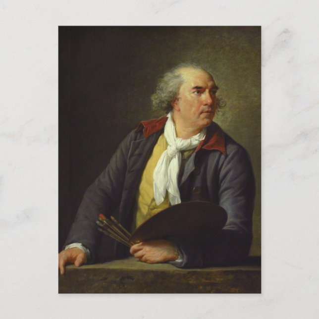 Carte Postale Portrait de Hubert Robert par Elisabeth Le Brun Po (Devant)
