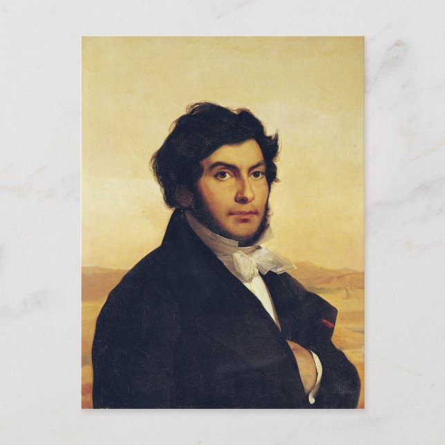 Carte Postale Portrait de Jean-François Champollion 1831 (Devant)