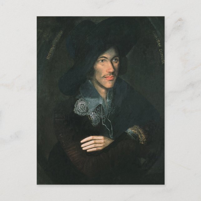 Carte Postale Portrait de John Donne, c.1595 (Devant)