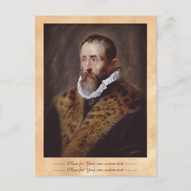 Carte Postale Portrait de Justus Lipsius Paul Peter Rubens (Devant)