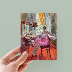 Carte Postale Portrait de la ballerine Vera Trefilova Korovin
