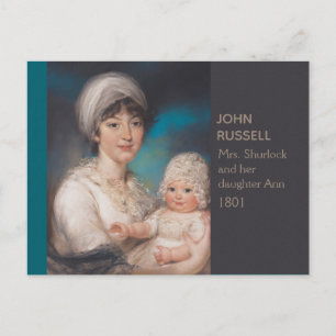 Carte Postale Portrait de la mère et du bébé John Russell CC0971