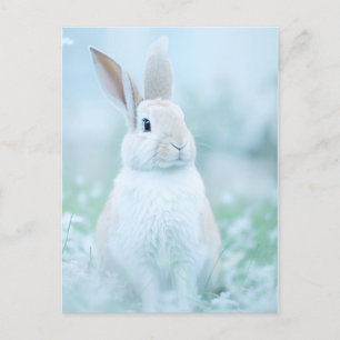 Carte Postale Portrait de lapin 096